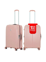 BP WORLD กระเป๋าเดินทาง รุ่น Stella 2168 ขนาด 24 นิ้ว สีชมพู1 แถม 1