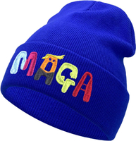 Trump 2024 Hat Donald Trump Hat MAGA Hats Make America Great Again Mens Beanies Embroidered Knit Bea