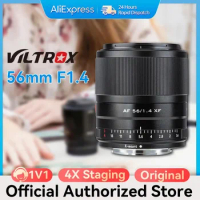 Viltrox AF 56mm F1.4 XF Auto Focus APS-C Portrait Lens STM for Fujifilm Lens X-Mount X-T200 T30 T4 T3 A7 Camera Lens