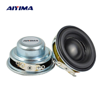 Aiyima 2PCs 40mm  audio portable speakers 16 core 4 Ohm 5W full range speaker rubber side NdFeB magnetic speaker