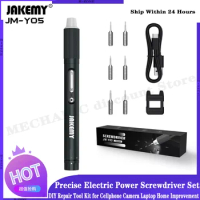 JAKEMY Y05 DIY Precision Electric Power Screwdriver Set Repair Tool Kit for Cellphone Camera Laptop Home Improvement
