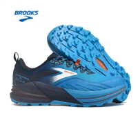 BROOKS Cascadia 16 Running Shoes Yellow Black Grenadine Men Women Long-Distance Road Sport Training 