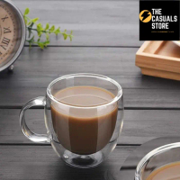 Gelas Cangkir Anti Panas Double Wall Anti Panas Insulated Cup 200ml