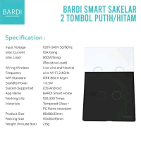 SMART WALLSWITCH EY GANG 3 BLK Saklar