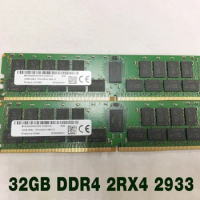 1 pcs MTA36ASF4G72PZ-2G9EUG For MT RAM 32G ECC REG Server Memory Fast Ship High Quality 32GB DDR4 2RX4 2933