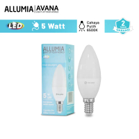 ALLUMIA Candle Milky E14 Lampu LED 5 Watt 6500K Putih Cool Daylight Bohlam Lilin P07