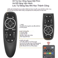 Điều Khiển Từ Xa G10S Pro Tích Hợp Chức Năng điều Khiển Giọng Nói, Chuột Không Dây 2.4G, Cảm Biến Co