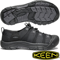 出清品 美國 KEEN RIVERPORT 男水陸兩用機能鞋-黑 # 1020872