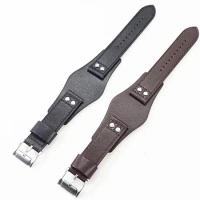 Genuine Men Leather Watch Strap 22mm Black Brown for Fossil Ch2890 Ch2592 Wristband Tray Watchband Quick Release Bracelet Belt
