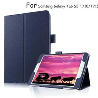 Magnetic Smart Stand PU Leather Cover Case For Samsung Galaxy Tab S2 8.0 inch T710 T715 Tablet Case + Screen Protective Flim
