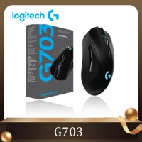 Logitech G703 HERO Sensor Gaming Mouse With 25600DPI Lightspeed Wireless Mice POWERPLAY Compatible for Windows Mac OS Chrome OS