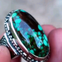 Cincin batu Pirus Hubei ceplok kuro lawasan