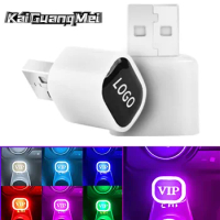 1Pc Mini Car USB LED Atmosphere Night Light Car Neon Interior Decorative Lamp Emergency Lighting Universal PC Portable Plug Play