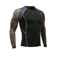 Men Women Fitness Bike Training Long Sleeve Cycling Base Wear Men Bodybuilding Skin Sport Compression Shirt Base Layer clothing