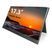 Portable Monitor 17 inch Touch Screen 1080P USB TypeC IPS FHD Screen 17.3inch Portable Monitor For Ps4 Switch Xbox Huawei Xiaomi