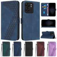 Edge 40 Case For Motorola Edge 40 Cover 3D Geometric Lattice Leather Flip Wallet Case on sFor Motorola Edge40 Neo Phone Cases