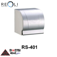 Tempat Tissue Toilet /Kamar Mandi Tisu Roll Stainless Reoli RS 401 Original