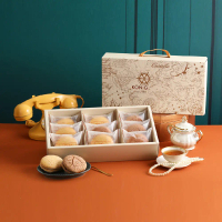 【金格食品】法式洋果子蛋糕禮盒A款(原味+巧克力)-A款(原味+巧克力)
