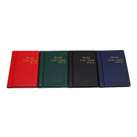 1 unit, 120 slot, pemegang buku dan syiling, 4 warna, untuk pengumpulan/simpanan, album sen peny (se