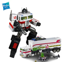 In Stock Original Hasbro Transformers x Ghostbusters SDCC MP-10G Optimus Prime Anime Figure Action Figures Model Toys