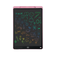 1 PCS Drawing Tablet For Kids LCD Writing Tablet Doodle Board Toys Gifts Pink ABS+LCD Diaphragm For 3-8 Year Old Girls Boys