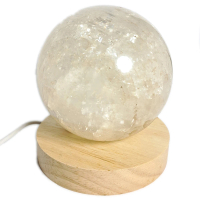 【十方佛教文物】水晶球9.3公分&amp;led燈座(大悲咒加持)