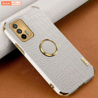 For Realme Q2 Q3 Pro Carnival Ring Leather Phone Case For Realme GT Neo Flash GT Master Explorer Narzo 30 5G Luxury Cover Case