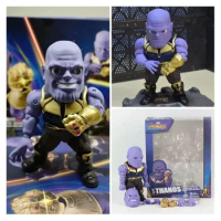 10cm Marvel Avengers Figure Model Infinity War Egg Thanos Q Movable Face Changer Boxed Handwork Model Creative Gifts