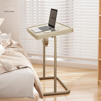 床邊桌子床上筆記本小桌電腦桌可移動摺疊書桌懶人桌沙發邊桌床頭【摩可美家】