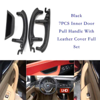 For BMW X3/4 F25/26 10-17 LHD 7PCS Inner Door Pull Handle&amp;Leather Trims Assembly