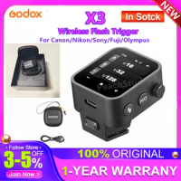Godox X3 TTL HSS Wireless Xnano Flash Trigger OLED Touch Screen Transmitter for Canon Nikon Sony Fuji Olympus Panasonic