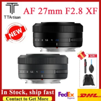 TTArtisan 27mm F2.8 APS-C Auto Focus Camera Lens for Fuji Fujifilm X-A1 X-A5 X-T2 X-E3 X-Pro3 X-M1 X-H1 0.35m Close-up Shooting