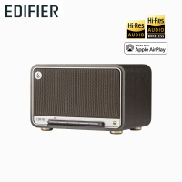 EDIFIER 漫步者 D32 藍牙串流喇叭 公司貨-黑木紋