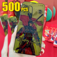 500pcs ESD+ Privacy Tempered Glass 9H Screen Protector Anti Spy Film For iPhone 15 Pro Max 14 Plus 13 Mini 12 11 XS XR X 8 7 SE