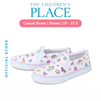 The Children's Place Girls Doodle Slip On Sneakers - Sepatu Sandal Anak Perempuan (Putih)