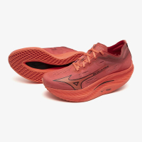 MIZUNO 美津濃 WAVE REBELLION PRO 2 男款 路跑鞋(U1GD241702 橘紅 強化尼龍波浪片 競速 馬拉松)