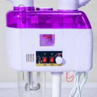 2 in 1 Ozone Facial Nano Hot Cold Steamer Warm Mist Ion Steaner Face Deep Cleaning 10s Spray Vaporizer Salon Home Spa Sprayer