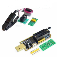 Module EEPROM Flash BIOS, CH341B 24 25 Dòng, USB SOP8, Module Lập Trình, Bộ Chuyển Đổi Ổ Cắm, Kẹp Ki