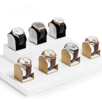 Watch watch display stand high-end metal watch bracelet counter display stand jewelry boxes and packaging