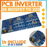 PCB Inverter 24 Mosfet to 220 Power Low Frequency PSW 12V24V36V48V60V