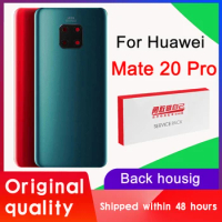 Original Back Housing Replacement For Huawei Mate 20 Pro Back Cover Battery Glass With Camera Lens For Mate 20 Pro Rear Cover