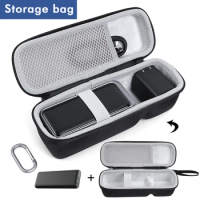 Carrying Case Waterproof Protective Hard Case EVA Shockproof with Hand Rope &amp; Carabiner for Anker Prime Power Bank 20000mAh 200W