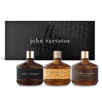 【John Varvatos】隨行小香禮盒 15mlX3(時淬典藏淡香水+工匠藤編+經典同名淡香水-專櫃公司貨)