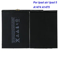 Genuine 8827mAh Internal Replacement battery A1474 1475 A1484 for ipad 5 ipad Air tablet 1484 A1474 1475 repair parts batteria