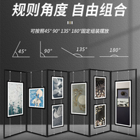 全館八折 【附發票】折疊展示架 折疊書畫展板幼兒園書法作品屏風展覽板美術字畫攝影展示架八棱柱工廠現貨 特惠/售後保障 y1210
