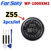 2pcs/lot ZeniPower Z55 1254 replacement CP1254 Battery 3.7V For Sony WI-SP600N WF-SP700N WF-SP900 WF