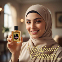 Parfum wanita mukhalat fatimah wangi lembut aroma citrus floral tahan lama ninggalin jejak