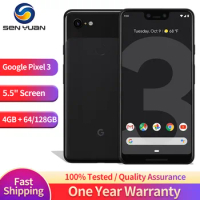 Google Pixel 3 4G Original Unlocked Mobile Phone 5.5'' 64GB/128GB ROM Snapdragon 845 Android Octa Core pixel 3 CellPhone
