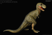 英國 REBOR 1:35 80s 暴龍 Tyrannosaurus rex ＂Californiacation＂ 玩具 擺飾 模型公仔 恐龍 28公分