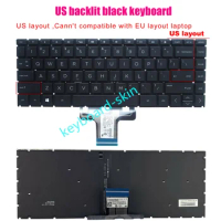 New US keyboard black No-frame backlit for HP 14-CC 14t-cd 14-CE 14-CF 14-CK 14-CM 14-CS 14-CY 14-DA 14-DF 14-DG 14-dh 14s-DR
